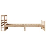 vidaXL Cadre de lit avec tête de lit sans matelas 90x190 cm