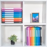 Classeur Polypro souple 4 anneaux 15 mm dos 20 mm A4 BLANC EXACOMPTA