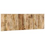 vidaXL Tête de lit 160 cm bois de manguier brut massif