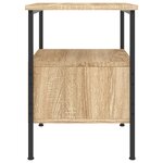 vidaXL Tables de chevet 2 Pièces chêne sonoma 34x36x50 cm bois ingénierie