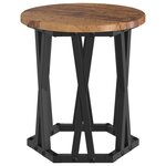 Tables d'appoint empilables vidaXL 3 Pièces en bois recyclé et stratifié