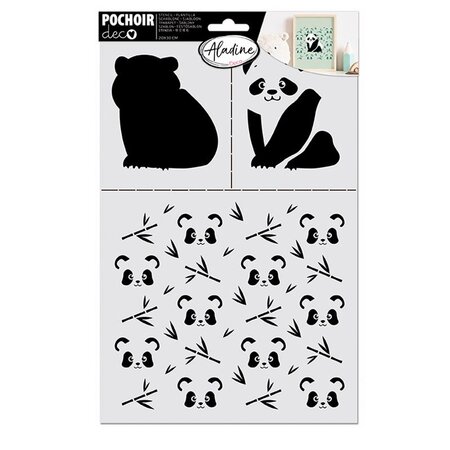 Pochoir de décoration - Panda