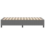 vidaXL Cadre de lit plateforme Gris clair 80 x 200 cm tissu