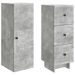 vidaXL Ensemble de Meubles 2 Pièces 33 x 34 5 x 90 cm Bois d'ingénierie