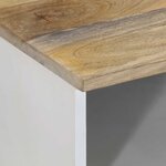 vidaXL Meuble TV 100x33 5x46 cm bois massif de manguier