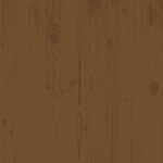 vidaXL Canapé central de jardin avec coussins crème Bois de pin massif