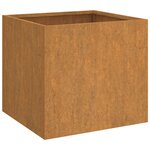 vidaXL Jardinière 49x47x46 cm acier corten