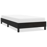 vidaXL Cadre de lit sans matelas noir 100x210 cm velours