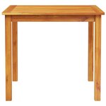 vidaXL Ensemble de salle à manger pour jardin 3 Pièces Marron