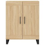 vidaXL Buffet haut Chêne sonoma 69 5x34x180 cm Bois d'ingénierie