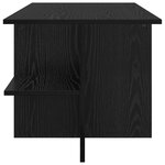 vidaXL Table basse Chêne noir 87 x 50 x 45 cm Bois d’ingénierie