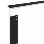vidaXL Tête de lit Chêne noir 100 cm Bois d'ingénierie