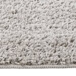 vidaXL Tapis shaggy antidérapant Gris clair 140x200 cm