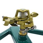 vidaXL Arroseur rotatif Vert 21x22x13 cm Métal