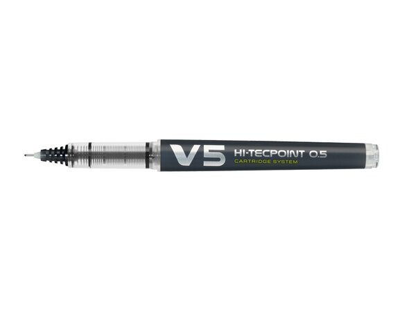 Roller Rechargeable V5 encre liquide Noir Begreen Pointe Fine PILOT