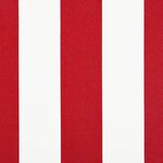 vidaXL Auvent Rétractable Rouge et Blanc 400 × 300 cm