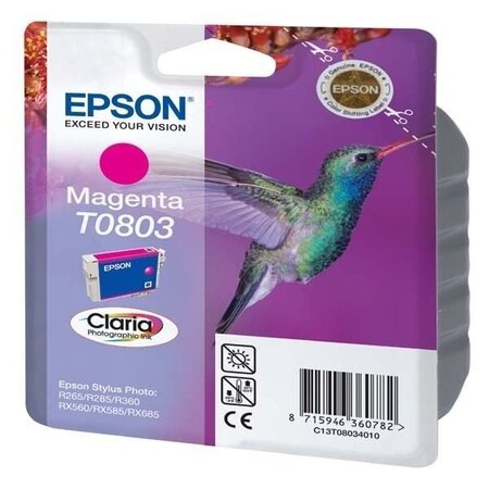 Epson t0803 colibri cartouche d'encre magenta