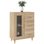 vidaXL Buffet chêne sonoma 69 5x34x90 cm bois d'ingénierie