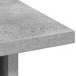 vidaXL Table de chevet 2 pc Gris béton 41 x 40 x 45 cm