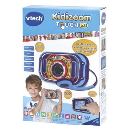 Vtech - kidizoom touch 5.0 bleu - appareil photo enfant - La Poste