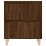 vidaXL Buffet Chêne marron 60x35x70 cm Bois d'ingénierie