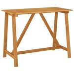vidaXL Ensemble de bar d'extérieur 5 Pièces Bois d'acacia massif
