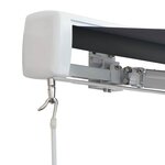 Auvent Blanc 3 5 x 2 5 m Métal