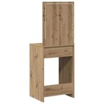 vidaXL Coiffeuse chêne artisanal 50 x 41 x 135 cm Bois d'ingénierie