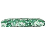 vidaXL Coussin pour assise / dossier de palette Floral Motif de feuille
