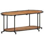 vidaXL Meuble TV 100x42x40 cm bois d'acacia massif