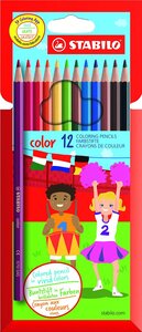 Etui de 12 Crayons de couleur COLOR Assortis STABILO
