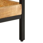 vidaXL Table d'appoint 45x45x45 cm Bois massif Bois de manguier rugueux