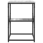 vidaXL Table d'appoint Grise Sonoma 41x40x60 cm en bois d'ingénierie