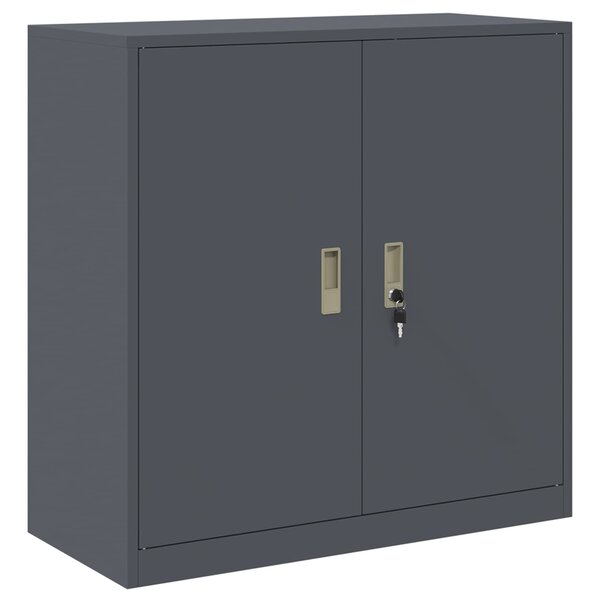 vidaXL Armoire de rangement Anthracite 90 x 40 x 90 cm Acier