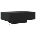 vidaXL Table basse Chêne noir 85 x 55 x 31 cm Bois d'ingénierie