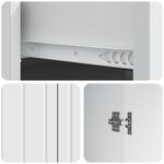 vidaXL Buffet Blanc 66 x 34 5 x 92 cm Bois d'ingénierie