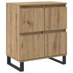 vidaXL Buffet Marron 60 x 35 x 70 cm Bois d'ingénierie