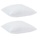 vidaXL Couette avec Oreillers 3 Pièces Blanc Microfibre et Plumes D'oie