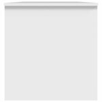 vidaXL Table basse blanc 102x50x52 5 cm bois d'ingénierie