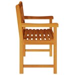 vidaXL Banc de jardin Marron 110 x 56 x 90 cm Bois d'Acacia Massif