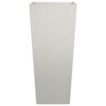 vidaXL Jardinière 35x35x75 cm acier inoxydable