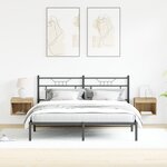 Meubles muraux vidaXL avec éclairage LED 2 Pièces Chêne artisanal 40x30x30 cm