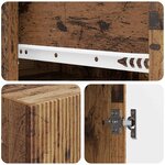 vidaXL Ensemble de Meubles 2 Pièces 33 x 34 5 x 90 cm Bois d'ingénierie