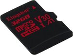 Carte mémoire Micro SD Kingston Kingston Canvas React 32Go SDHC Class 10
