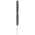 vidaXL Tête de lit Montage mural Géométrique Gris foncé 80 cm Velours