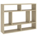 vidaXL Étagère murale Chêne sonoma 75x16x55 cm Bois d'ingénierie