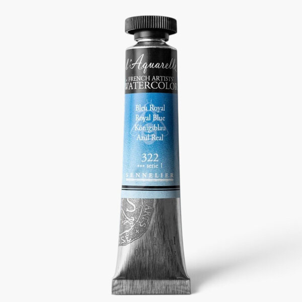 Aquarelle extra-fine Sennelier L'Aquarelle – Bleu royal n°322 – tube 21 ml