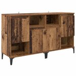 vidaXL Buffets 2 Pièces Bois Ancien 60 x 35 x 70 cm Bois d'ingénierie