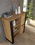 Bibliothèque Nuka 90 cm - chêne artisan