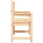 vidaXL Chaises de jardin lot de 2 60x48x91 cm bois massif de pin